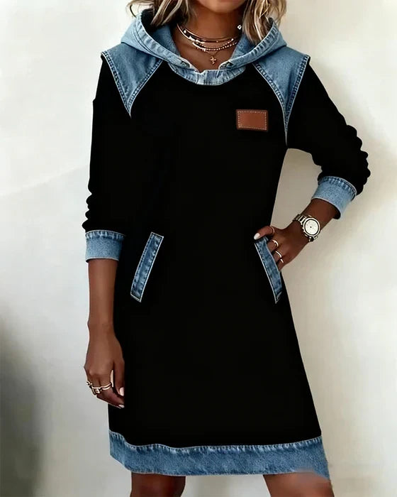 Lunariae – Casual Winter Hoodie Dress