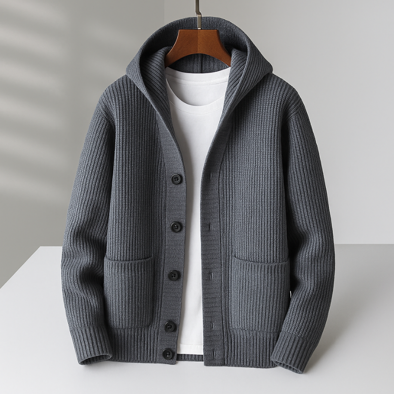 Terressa - Knitted Cardigan with Buttons