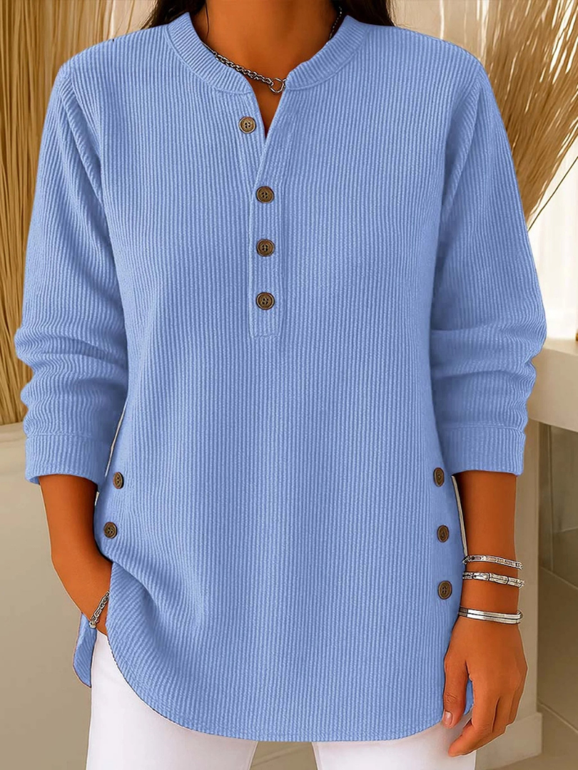 Eden | Button Henley Tunic