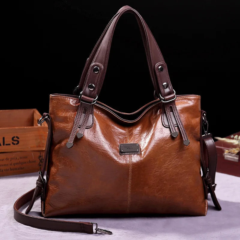 Aralyn | Women Refined Soft Leather Tote Bag