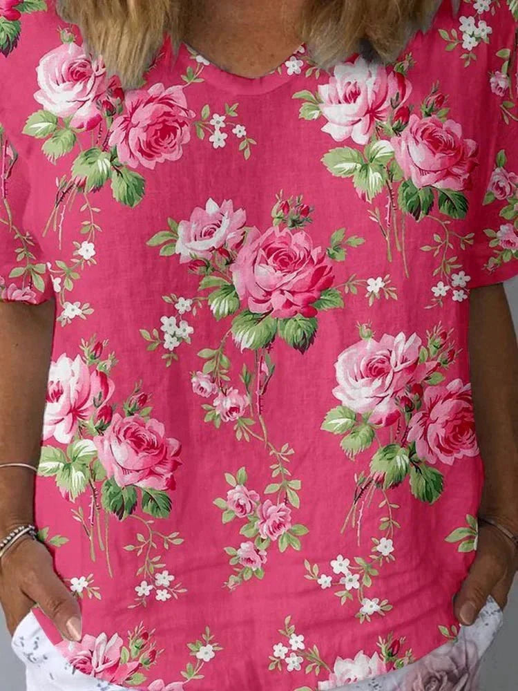 Lisa | Artistic Floral Shirt
