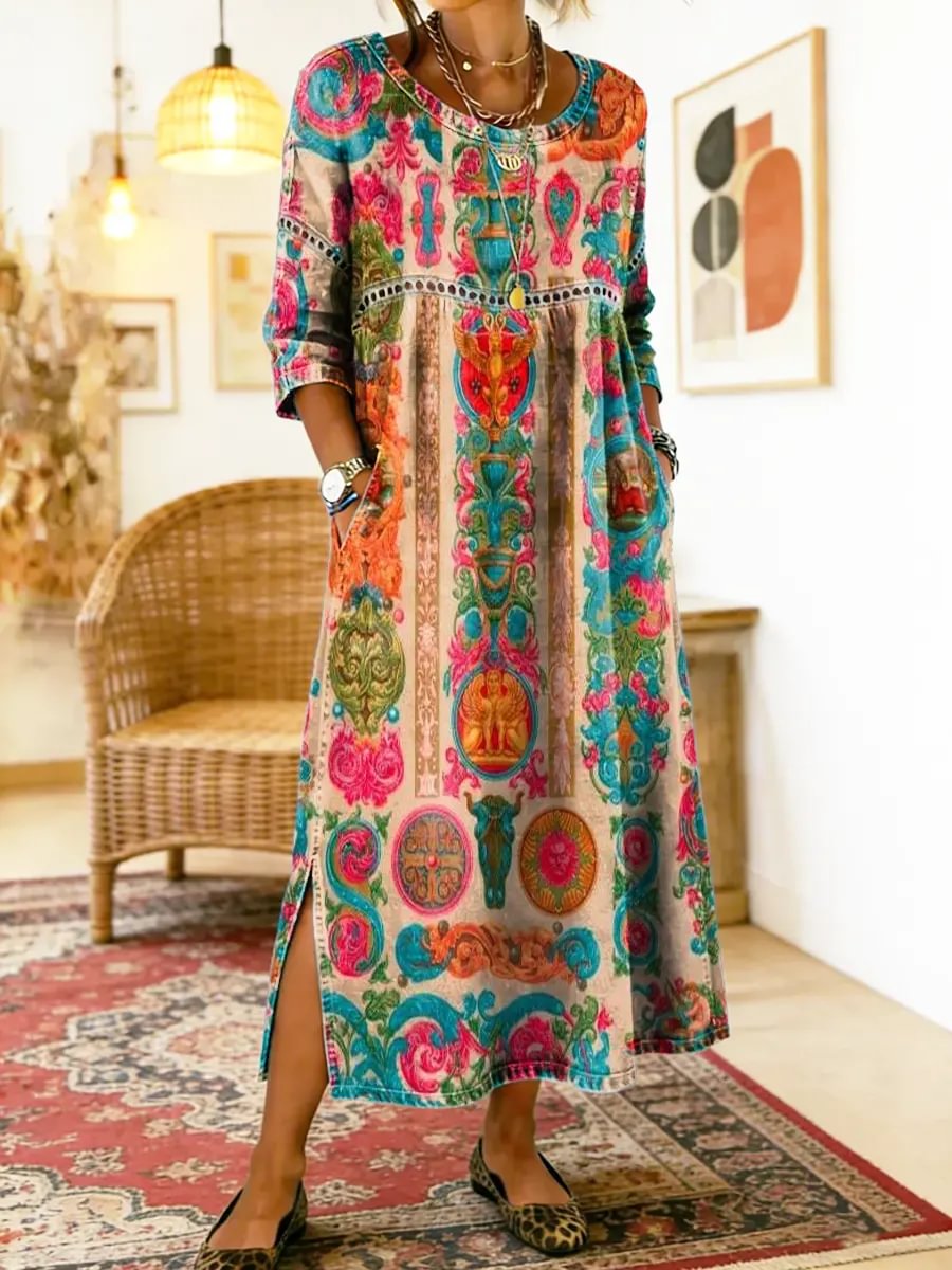 Dolores Printed Dress